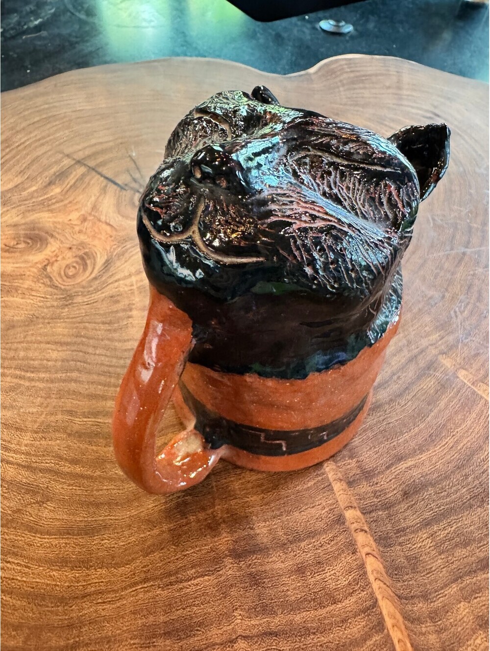 Handmade Ceramic Cat Face Mug / Pitcher